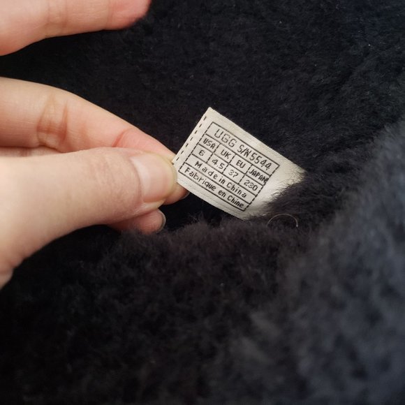 Rare western style UGG Joplin Studded Tall Black Boots Suede - Picture 8 of 14